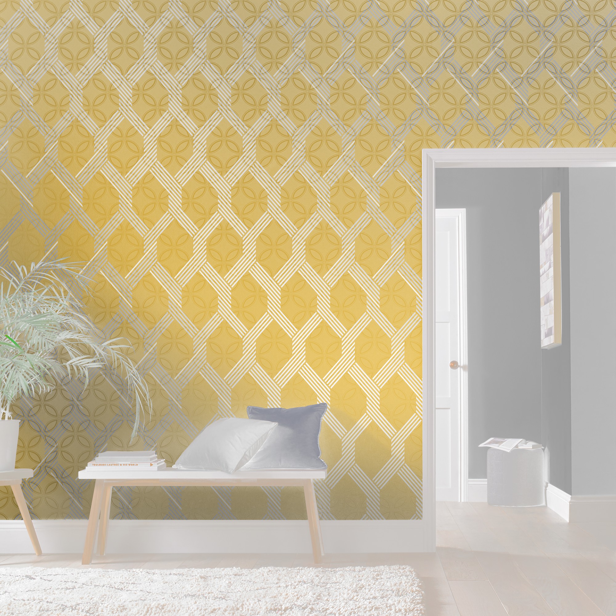 Graham and brown 2025 retro lemon wallpaper